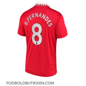 Manchester United Bruno Fernandes #8 Hjemmebanetrøje 2022-23 Kortærmet
